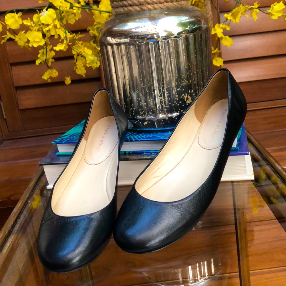 Walin & Wolff Black Ballerina Shoes